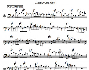 Jazz Etudes For Trombone