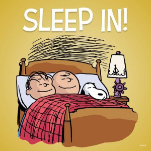 Twitter / Snoopy: Good morning! Sleep in! ...