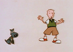 gif * childhood television cartoons 90s Nickelodeon Doug doug funnie