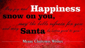May Joy And Happiness Snow On You, May The Bells Refrain For You And ...