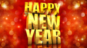Happy new year wishes 2013 Typography
