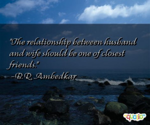 The relationship between husband and wife should