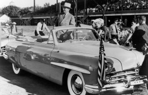 Check out Harry’s LincolnPresident Harry S. Truman here rides a ...