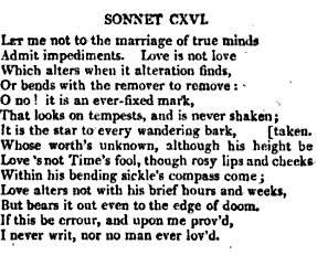 Shakespeare Quotes Love Sonnets ~ Sonnet 116 | Love Quotes Romantic ??
