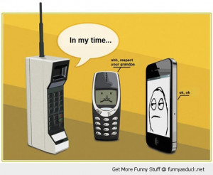 old mobile phone nokia iphone grandfather funny pics pictures pic ...