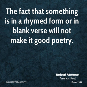 Robert Morgan Poetry Quotes