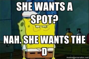 Spongebob Meme She Wants The D Winky Face