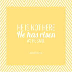 Memory Verse Printable for Easter | He Has Risen!! | Easter & Holy ...