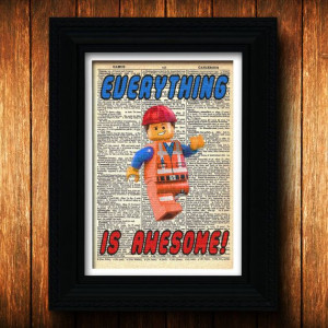 ... ://www.etsy.com/listing/182581258/lego-movie-emmett-poster-lego-quote