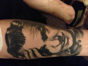 Bob Marley Portrait Tattoo