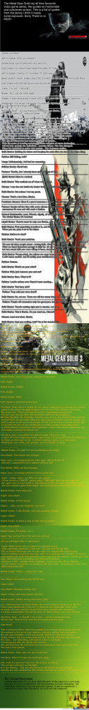 Metal Gear Solid Quotes