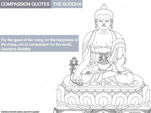 Buddha quotes, illustrations Kenneth buddha Jeans 2013 copyright