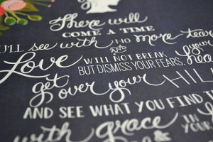 About Love and GraceMumford & Sons Quote 11 x 14 by firstsnowfall, $46 ...