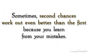 ... out even better than the first because you learn from your mistakes