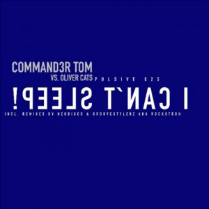 COMMANDER TOM vs OLIVER CATS - I can't sleep! (Front Cover)