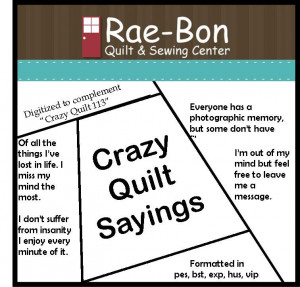 Quilt Label Quotes and Sayings