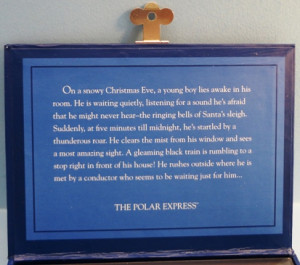 2005 The Polar Express Hallmark Miniature Train Set of Seven