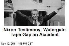Richard Nixon Said Gap on Watergate Tape Was Just an Accident
