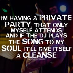 The only person who understands me