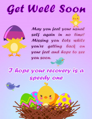 Feel Better Soon Free get well soon ecard that