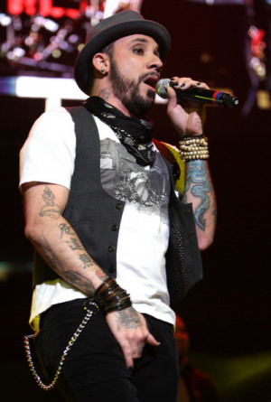 Aj Mclean Tattoos Singer Of Backstreet Boys Performs picture