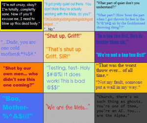 Red VS Blue Quotes 2 by PsychoDemonFox