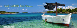 Nature Custom Quote fb CoverSea Boat