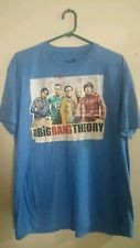 ... Bang Theory TV Show Sheldon Cooper Leonard Hofstadter T-shirt Sz-XL