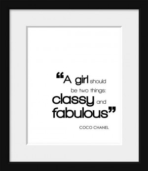 Typography Poster-Coco Chanel-Black and White Print-Paris-France-Home ...