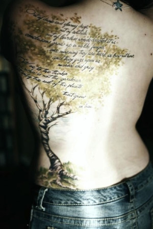 quotes and tree tattoos egodesigns