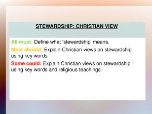 Christian Stewardship Quotes