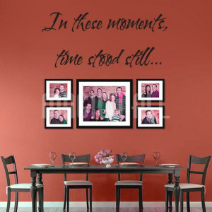 March 10th Personalised In These MomentsTime Stood Still Wall Quotes