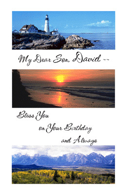 Son Is a Blessing Birthday Printable Cards