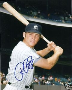 RON BLOMBERG NEW YORK YANKEES 1st AL DH SIGNED 8x10