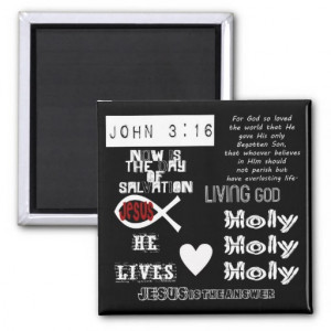 Christian Sayings Custom Gift Magnets