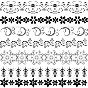 Black and White Border Designs