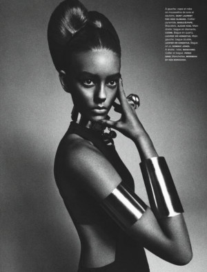 White Model Ondria Hardin Poses in Numéro’s African Queen Editorial ...