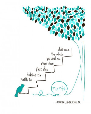 FAITH by Martin Luther King, Jr..-Inspirational Quote, Typography ...