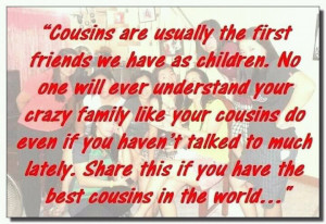 Of Cousins and Cousins and More Cousins and…