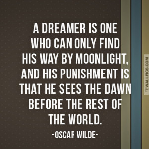 Oscar Wilde A Dreams Quote Picture