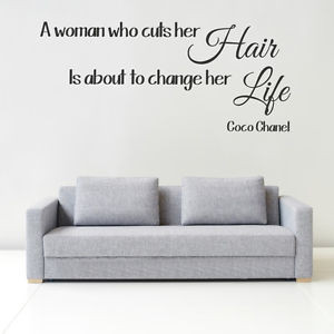 ... Chanel-Hair-Quote-Wall-Art-Picture-Sticker-Salon-straightners-scissors