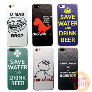 Funny-Cool-Quotes-Leather-Look-Plastic-Fitted-Skin-Case-Cover-APPLE ...