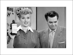 Lucille Ball & Desi Arnaz, I love Lucy, Lucy Does a TV Commercial A ...