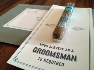 groomsman cigar please by my groomsman will you be my groomsman idea ...
