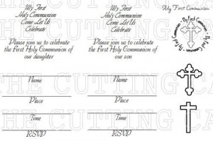 layouts for scrapbooking 1st communion | FIRST COMMUNION SET