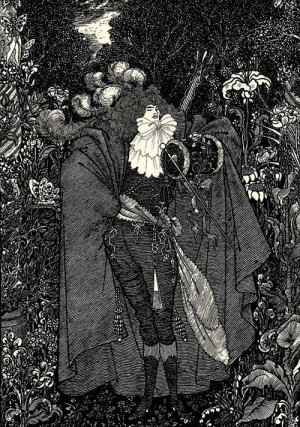 Aubrey Beardsley, A Nightpiece (India ink and wash), 1894.