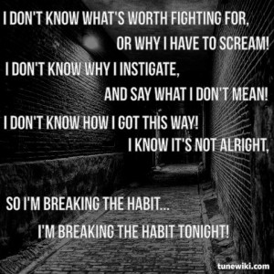 Breaking The Habit by Linkin Park #lyrics