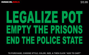 Legalize Pot Empty The Prisons End The Police State T-Shirt
