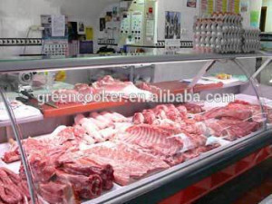 Butcher meat shop refrigeration equipment meat refrigerator