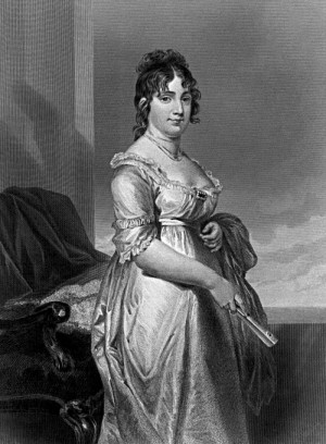 Dolley Madison as First Lady. About the illustration
